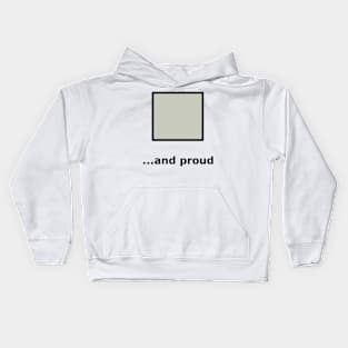 Square and Proud Kids Hoodie